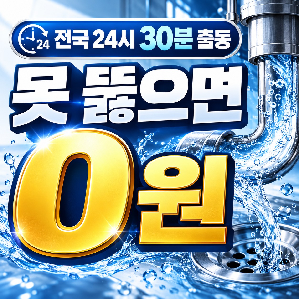 둔산 하수구 막힘 해결 업체 출동 상담